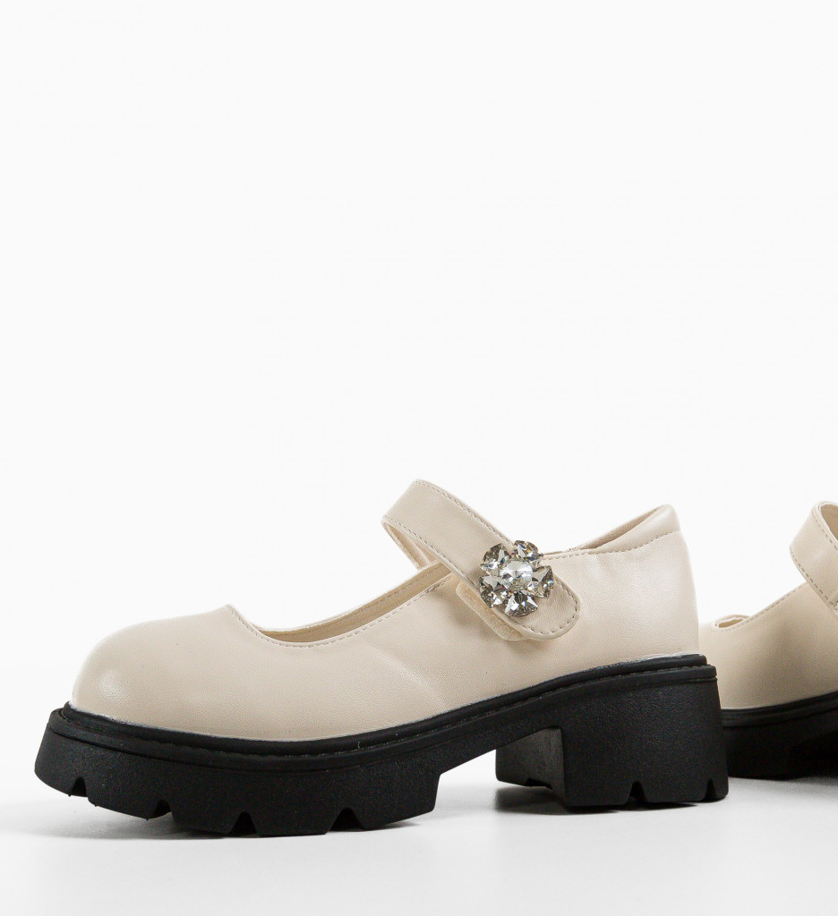 Pantofi Casual Mriana Bej - Confort și Stil Zilnic - imagine 4