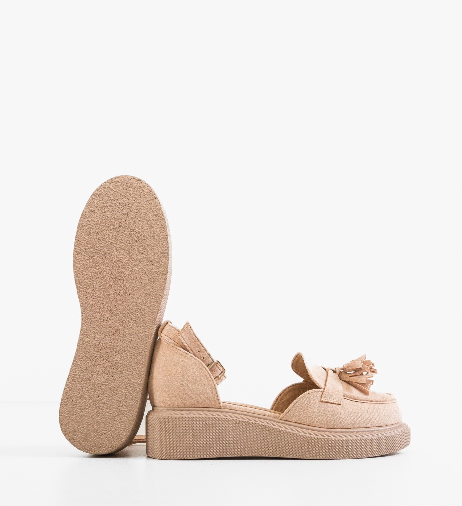 Pantofi Casual Dama Hagge Bej | Stil si Confort - imagine 3