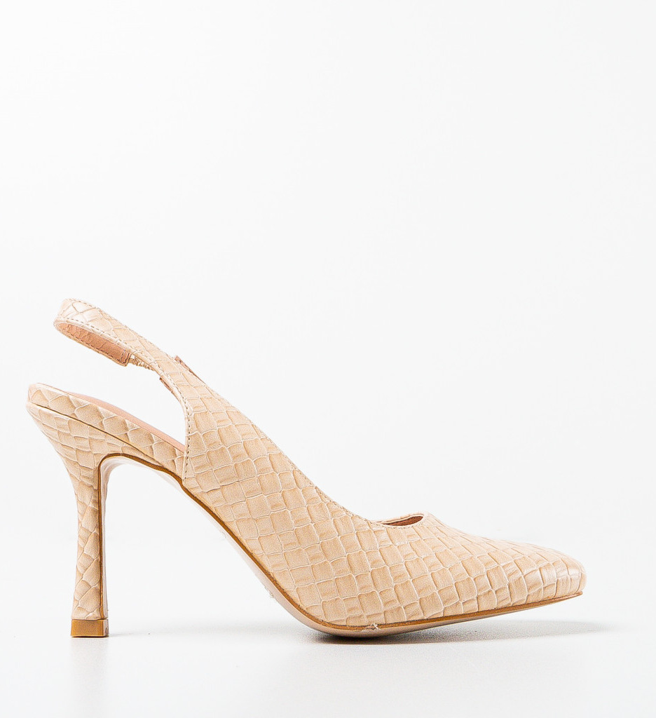 Pantofi Dama Melia Bej - Eleganță și Confort - imagine 4