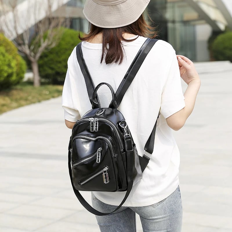 Rucsac Dama Delis Aisha Negru | 2-in-1 Versatil - imagine 2