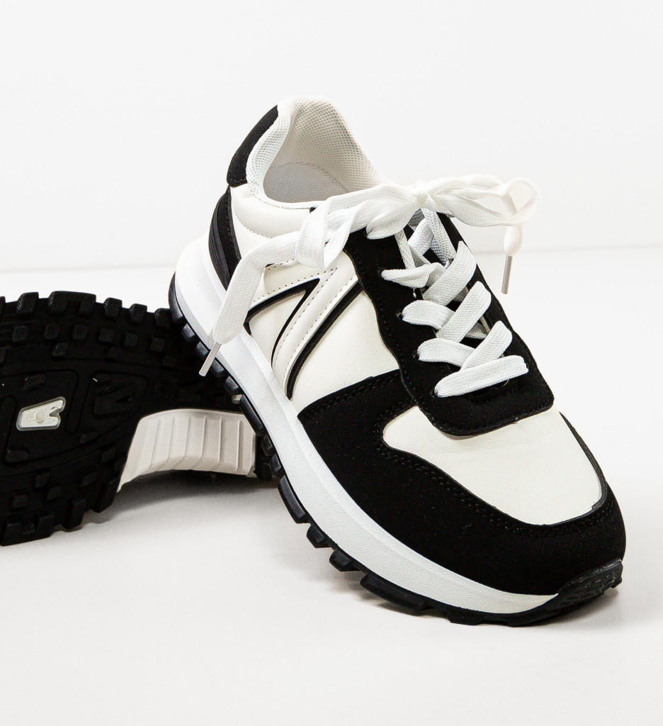 Sneakers dama Morga Negri - Confort și Stil - imagine 11
