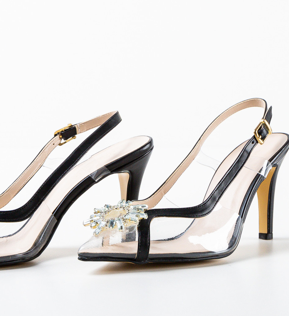 Pantofi Dama Recce Negri | Eleganță și Stil - imagine 5
