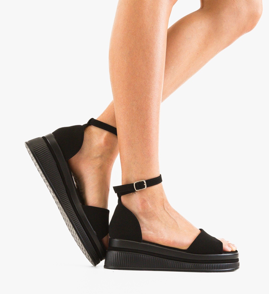 Sandale Myne Negre | Eleganță și Confort