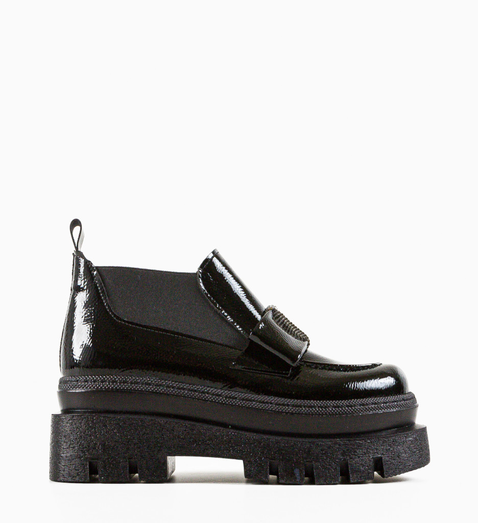 Dargazba Pantofi Casual Negri Confort - imagine 5