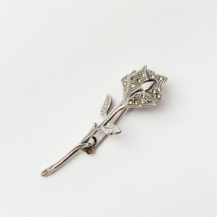 Brosa Trandafir Shopika Argint 925 | Eleganță