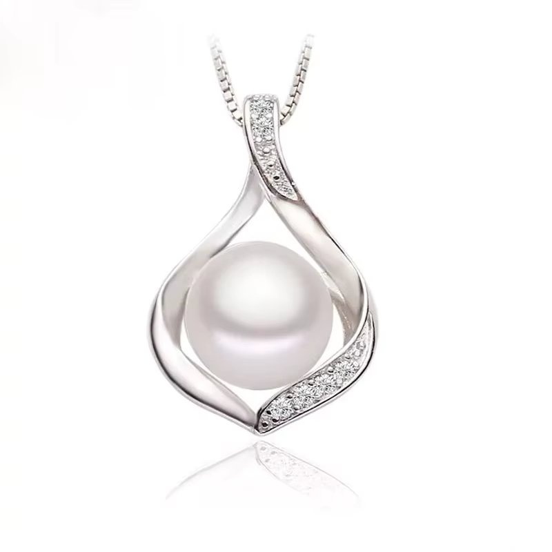 Lantisor argint 925 cu perla alba Amanda JW1128
