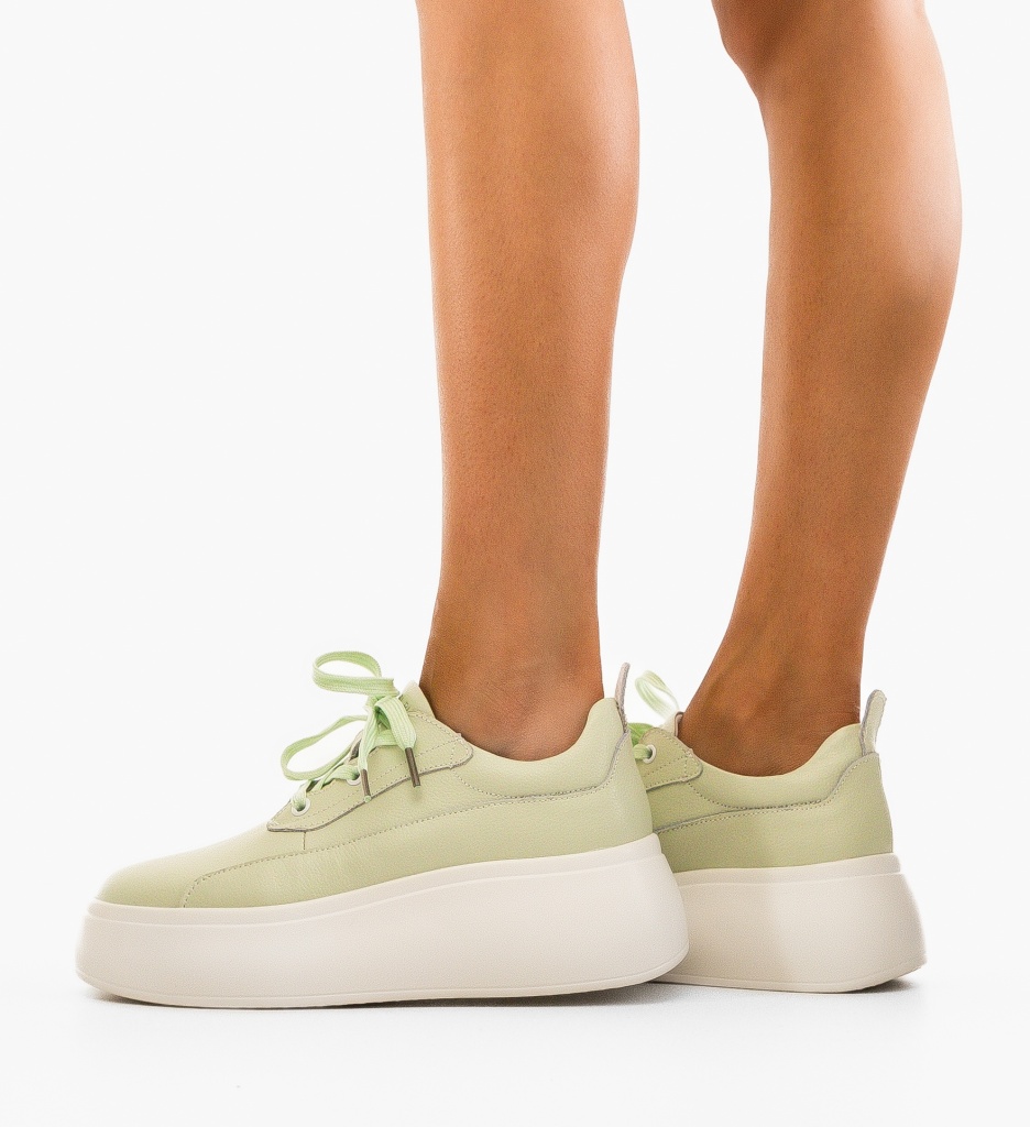 Sneakers Dama Boyce Verzi - Confort și Stil - imagine 2