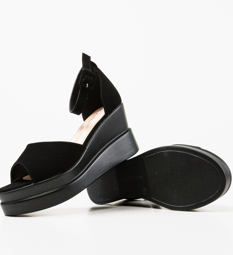 Platforme Dama Tymyry Negre - Eleganță și Confort - imagine 4