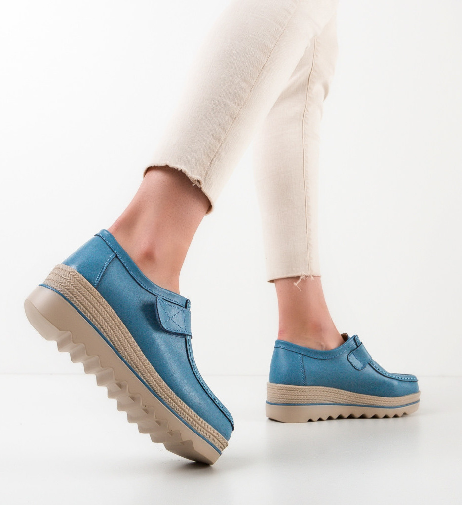 Pantofi Casual Albastri - Stil și Confort - imagine 4