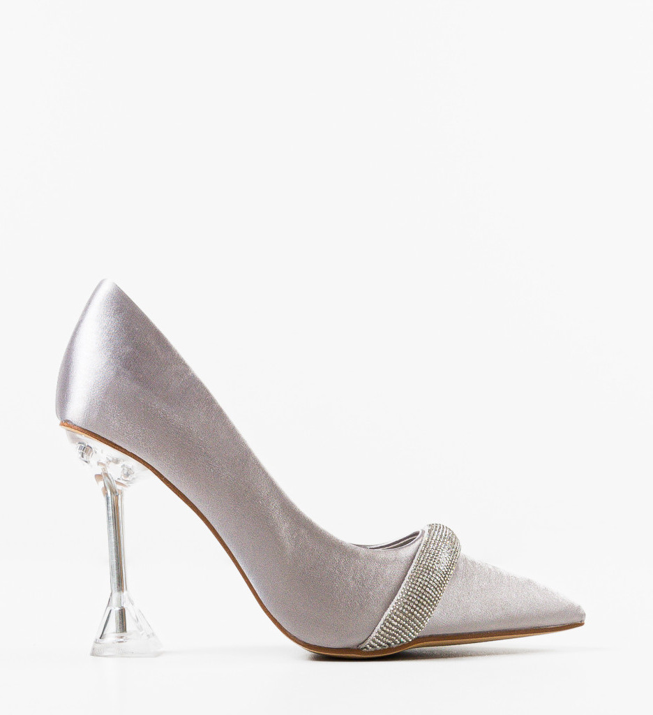 Pantofi Dama Farrah Gri | Eleganță Asigurată - imagine 5