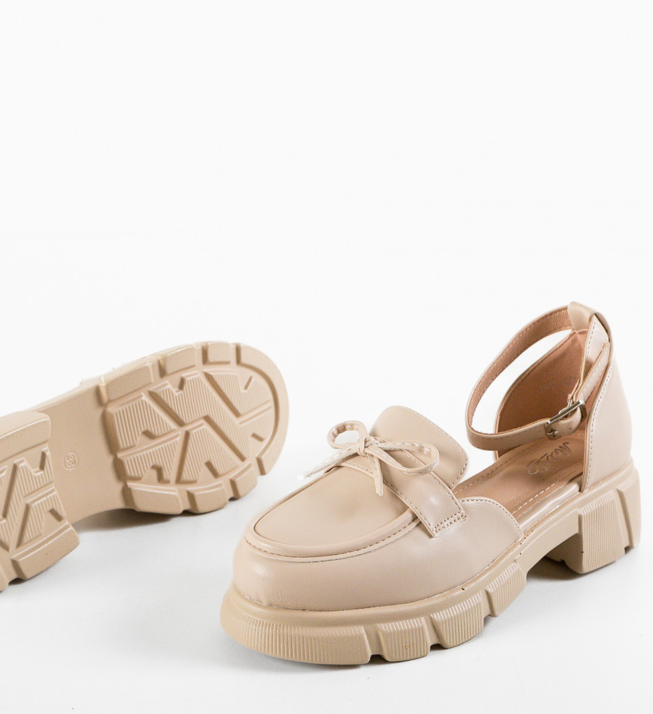 Pantofi Casual Dorina Bej - Confort și Stil Zilnic - imagine 11