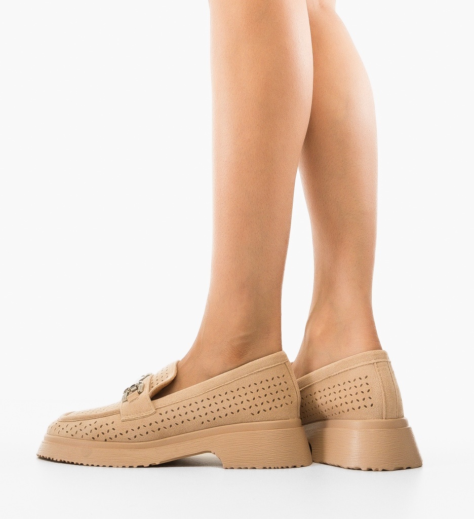 Pantofi Casual Irry Bej - Confort și Stil - imagine 2