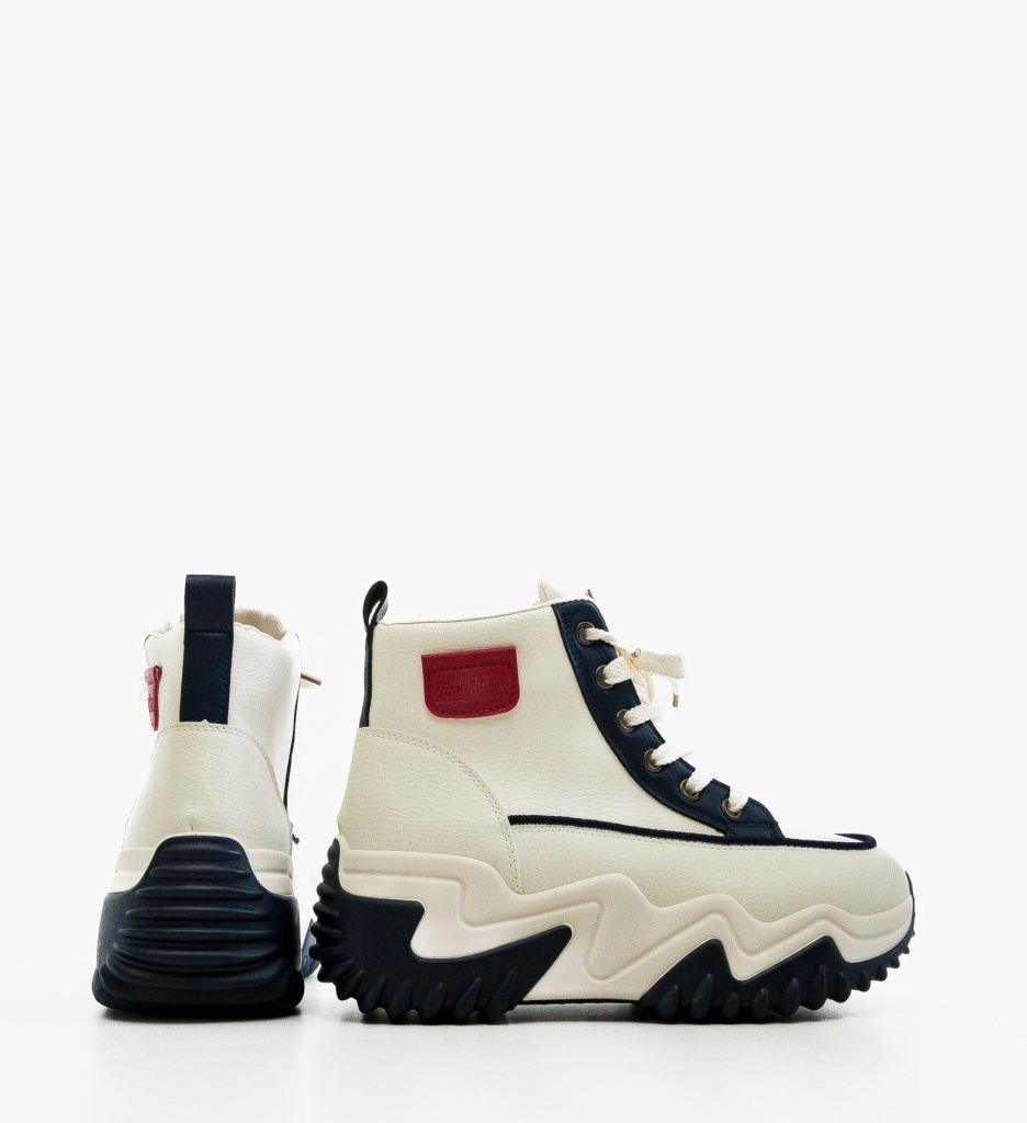 Sneakers Dama Vevery Albi | Confort Stilat - imagine 3