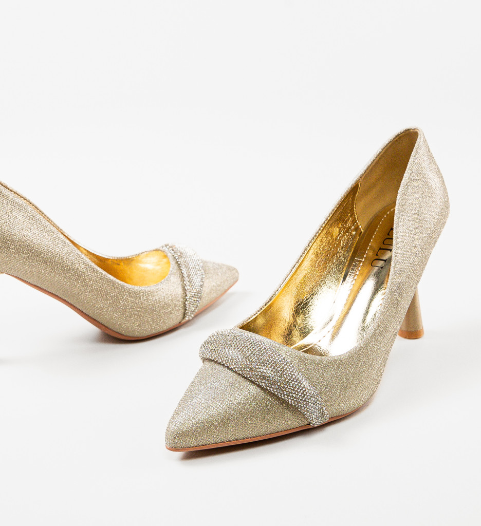 Pantofi Kadar Aurii - Eleganță și Stil - imagine 7