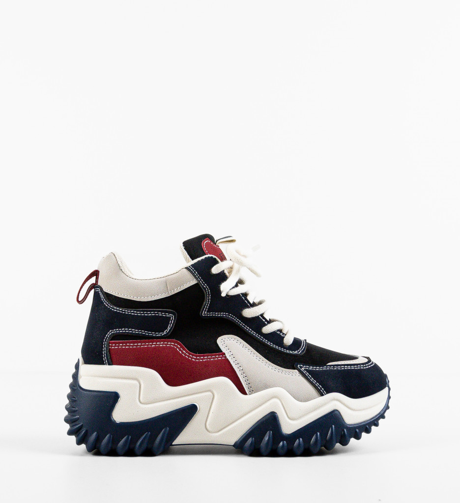 Sneakers Dama Orangyna Bleumarin Confort Spor - imagine 4