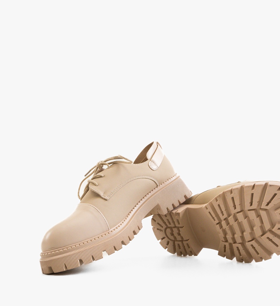 Pantofi Casual Dama Luiza Bej | Confort & Stil - imagine 7