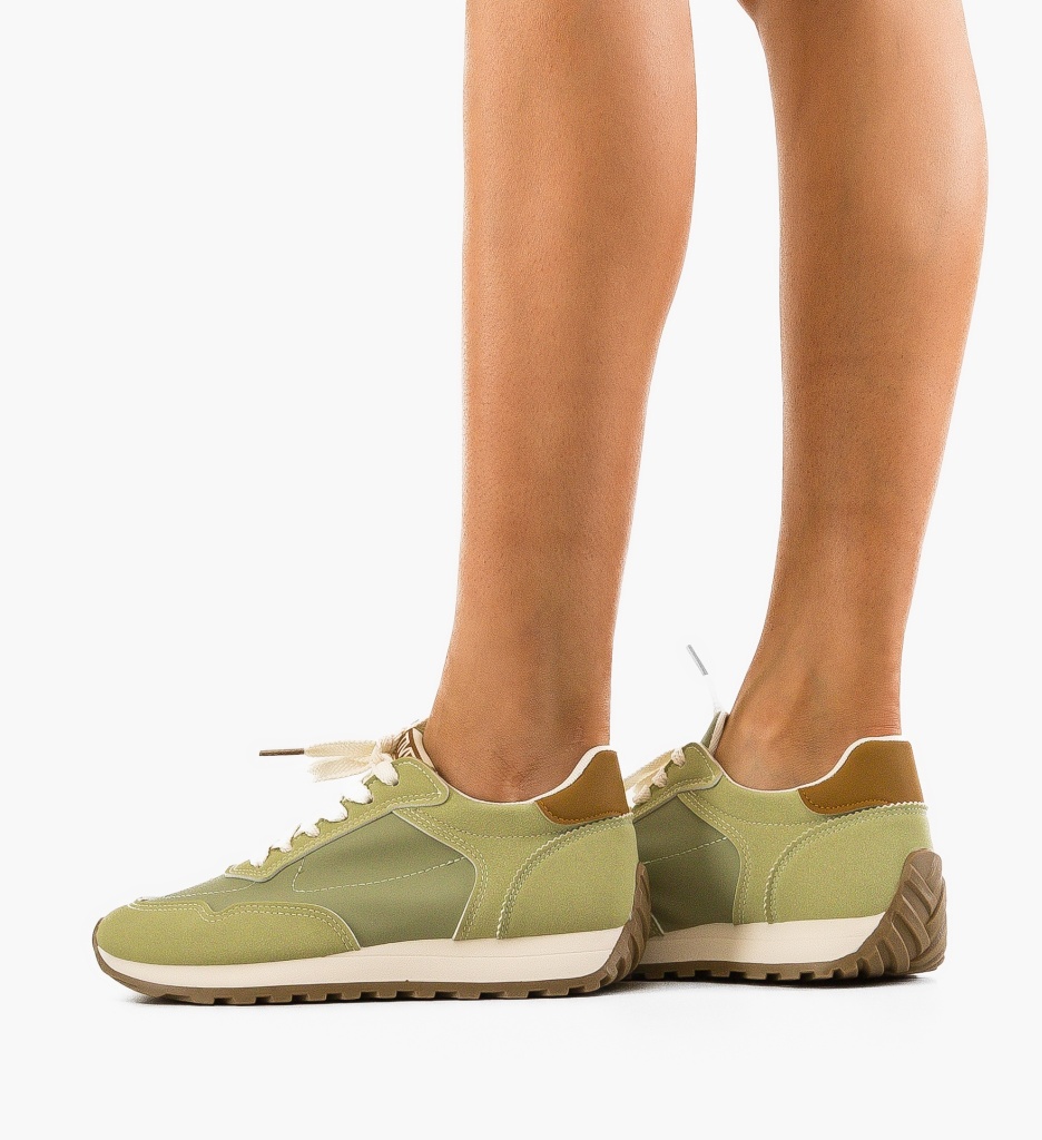 Sneakers Dama Myga Verzi - Confort și Stil - imagine 2