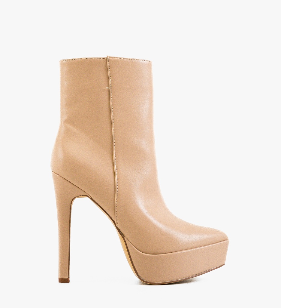 Botine Dama Leyka Nude - Eleganță și Stil - imagine 5