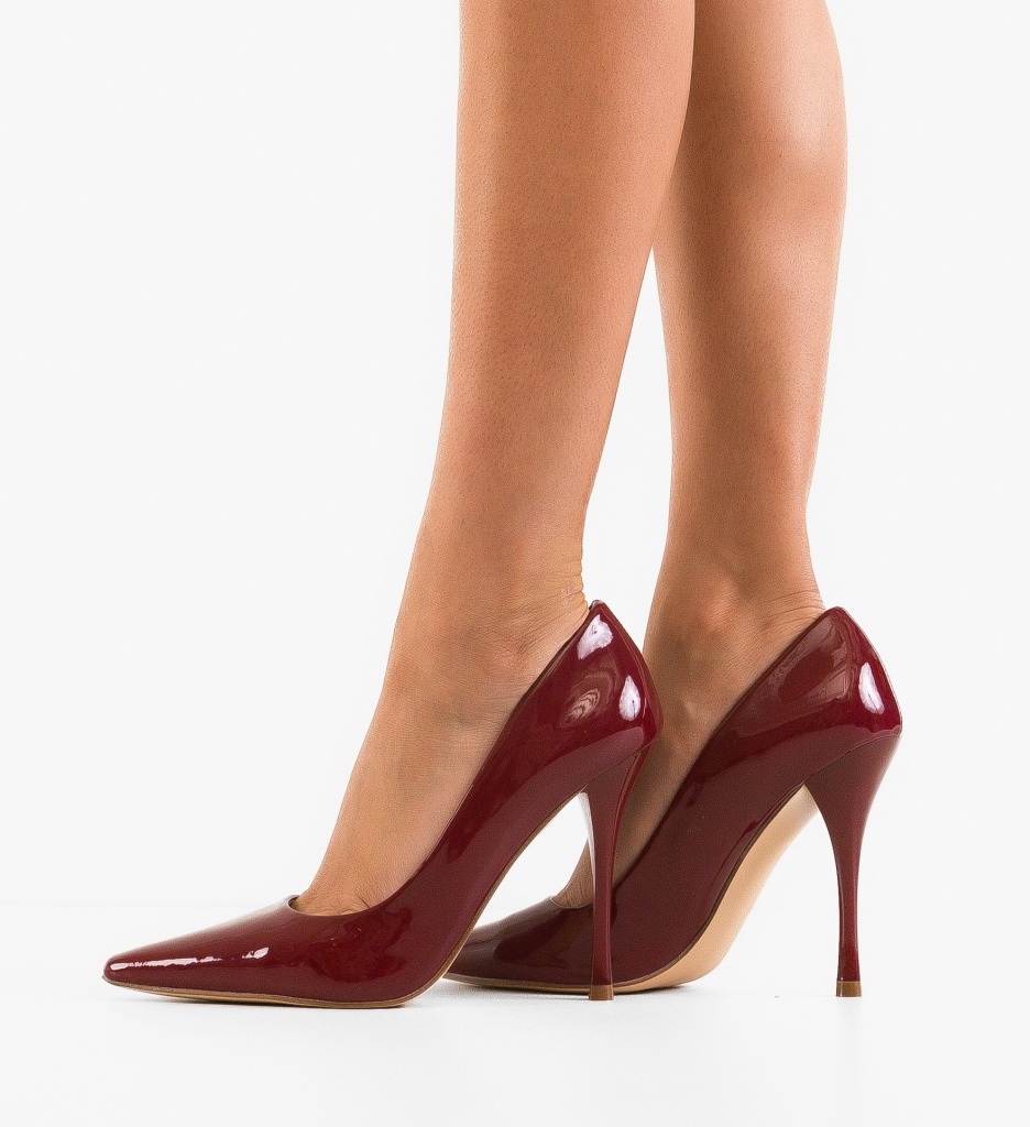 Pantofi Stiletto Jannine Rosii - Eleganță și Stil - imagine 4