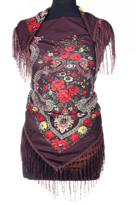 Esarfa Pavlovo Posad Shopika - Design Traditional - imagine 1