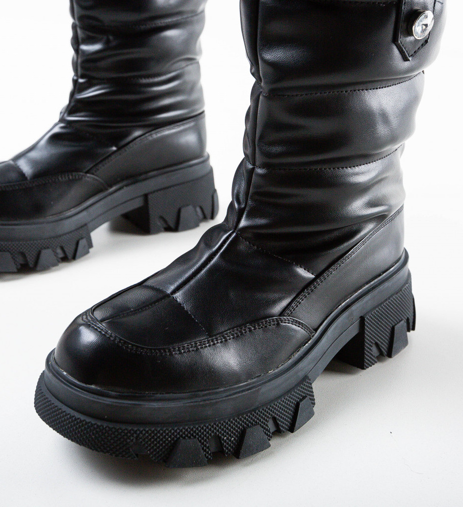Ghete Frazer Negre | Eleganță și Confort Dama - imagine 15