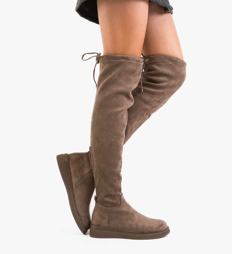 Cizme Khaki Dama Jamme - Eleganță Urbană - imagine 6