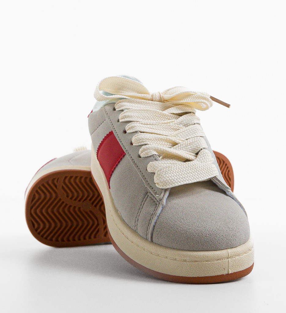 Sneakers Kionba Gri - Confort și Stil Sport - imagine 8