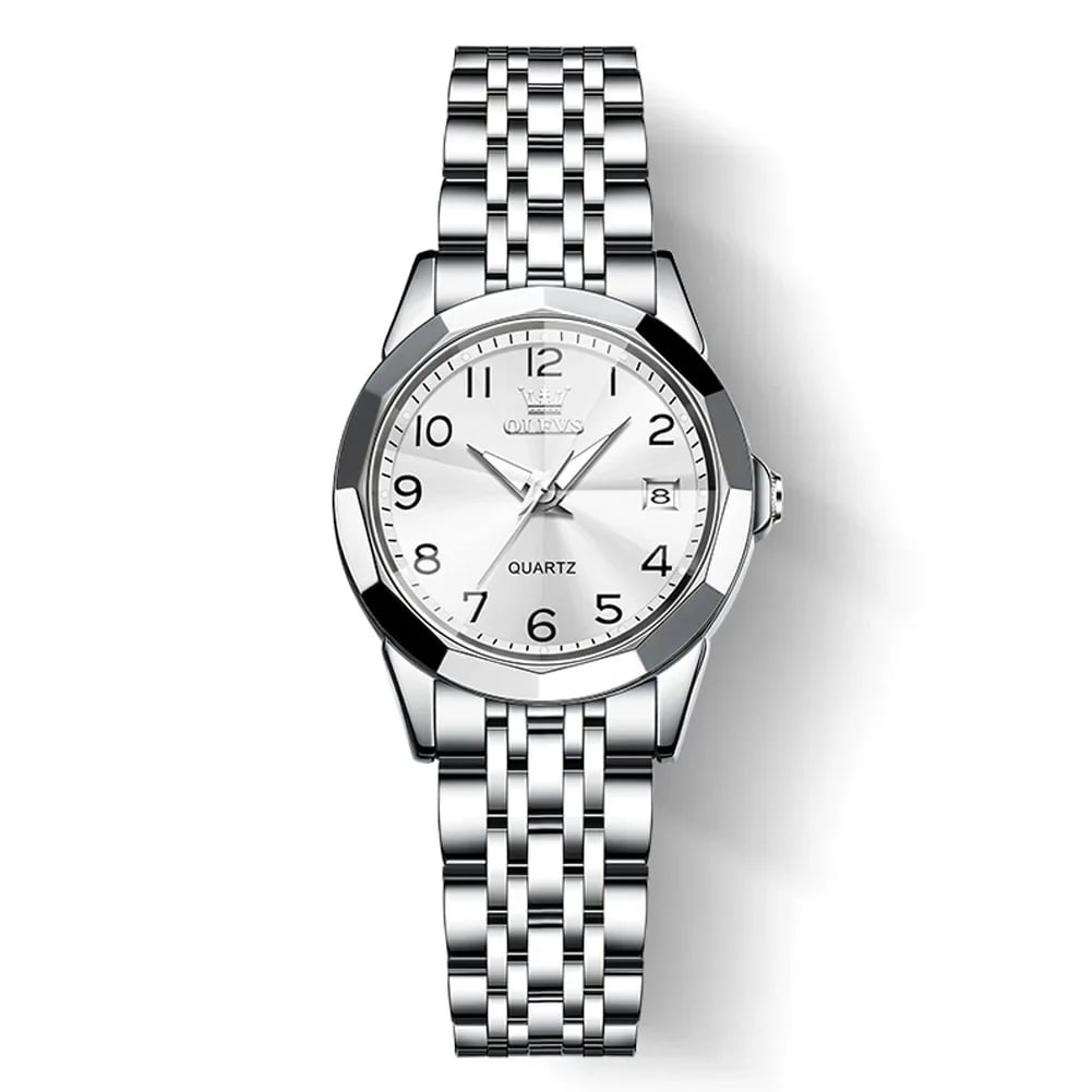 Ceas Olevs Damă Argintiu Elegant CS1575