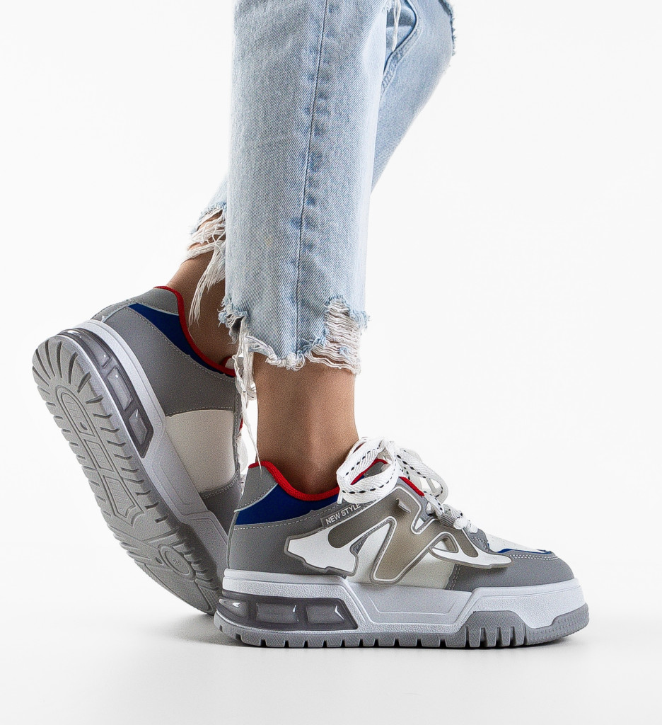 Sneakers Dama Gri - Confort și Stil Sport