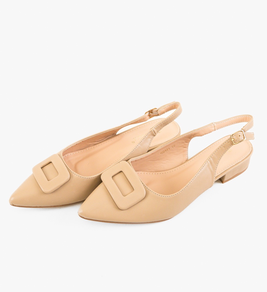 Balerini Dama Kaimak Bej | Confort și Eleganță - imagine 5