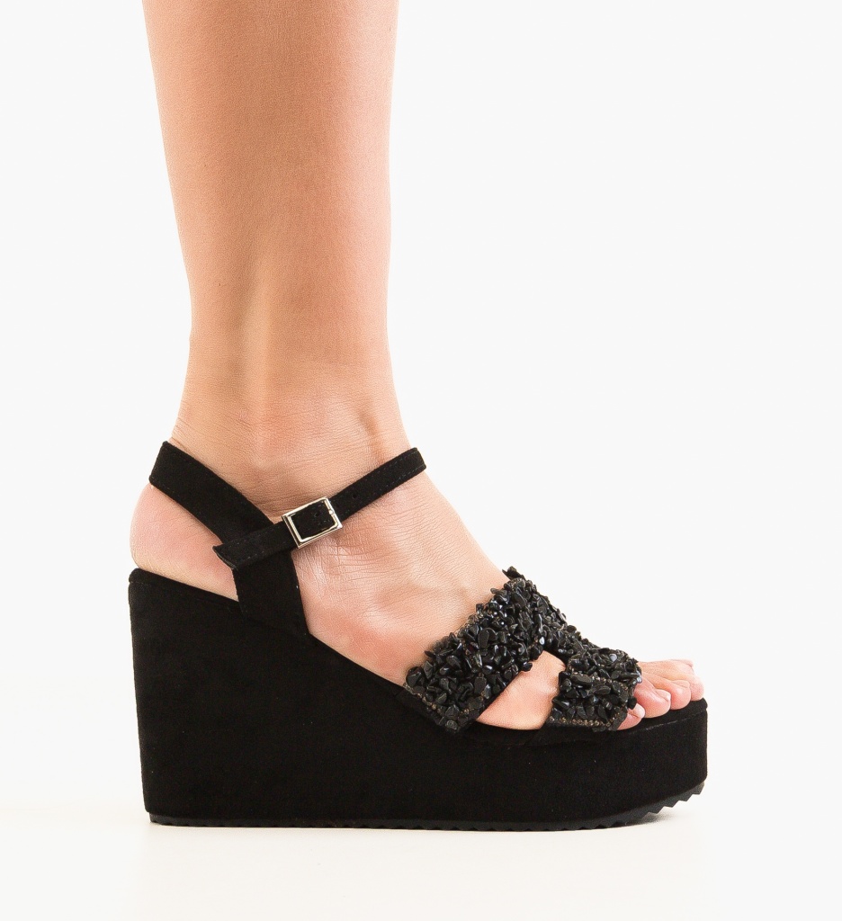 Platforme Dama Long Negre | Eleganță și Înălțime - imagine 4