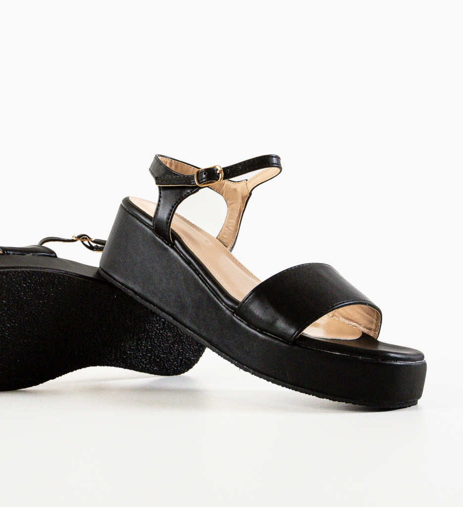 Sandale Dama Sefyn Negre | Eleganță și Confort - imagine 6