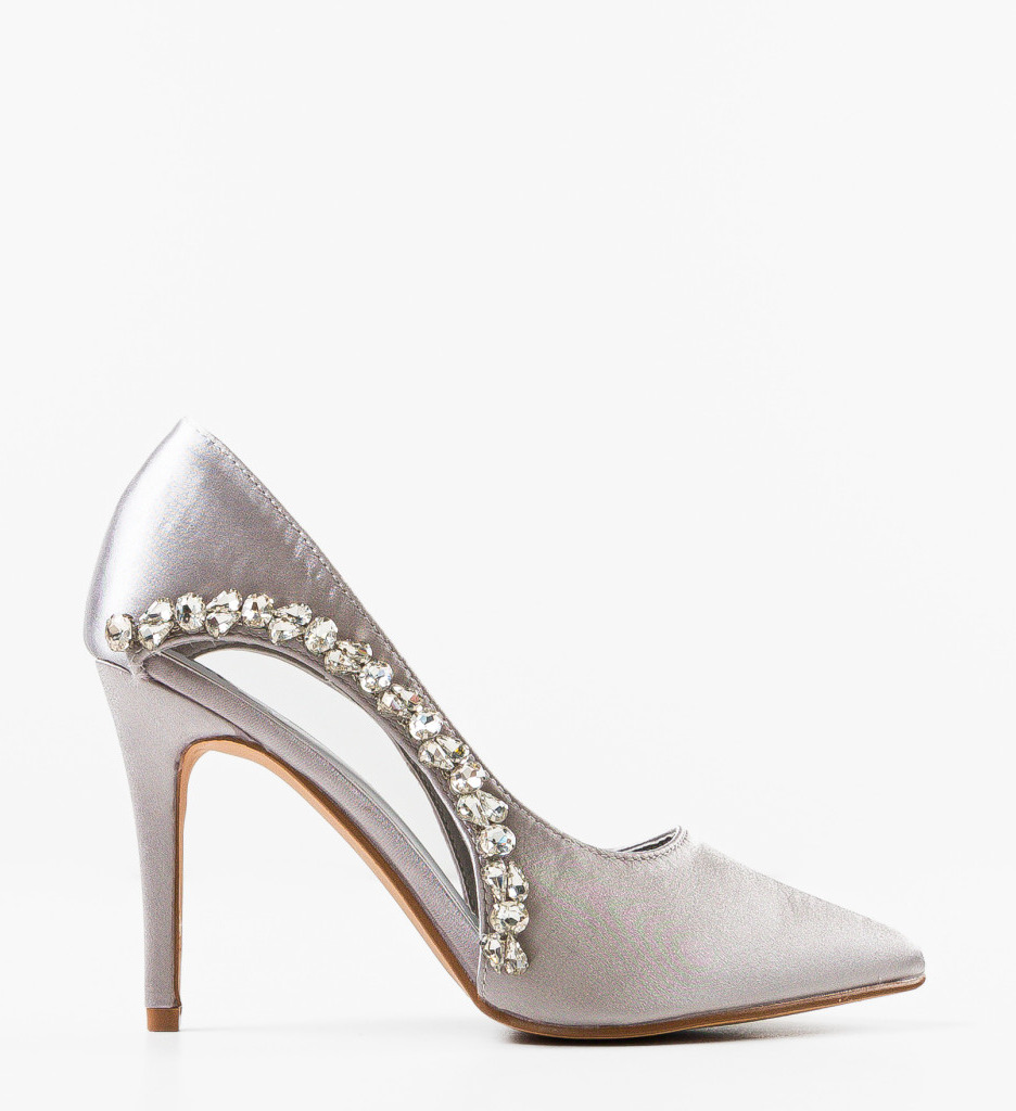 Pantofi dama Josh Gri - Eleganță și Stil - imagine 5