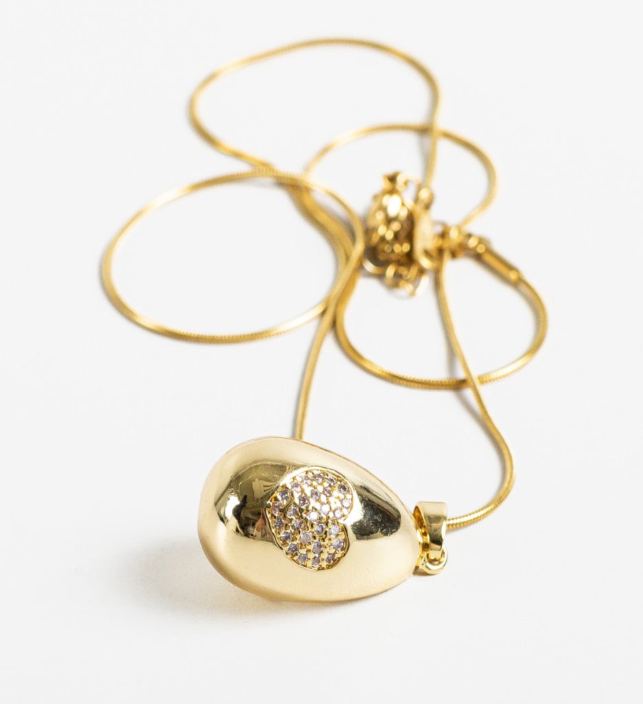 Colier Heart Auriu - Eleganță și Stil Romantic - imagine 2