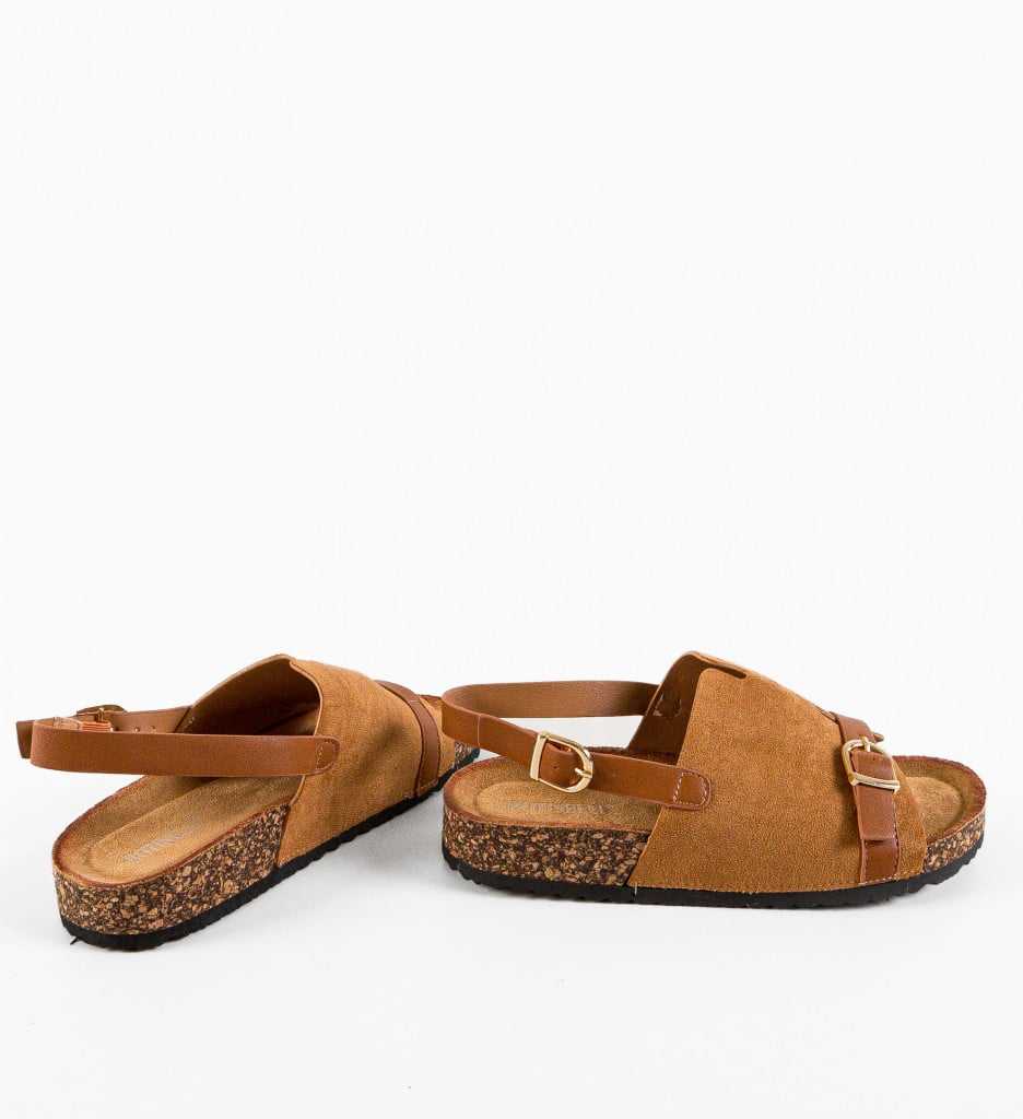 Sandale Dama Besta Camel - Confort și Eleganță - imagine 7