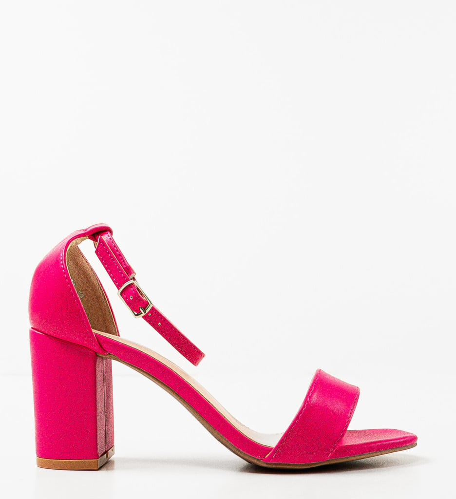 Sandale Toc Simba Fuchsia - Eleganță și Stil - imagine 5