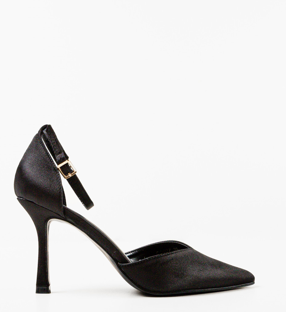 Pantofi cu Toc Negri Eleganți - Stil și Confort - imagine 5