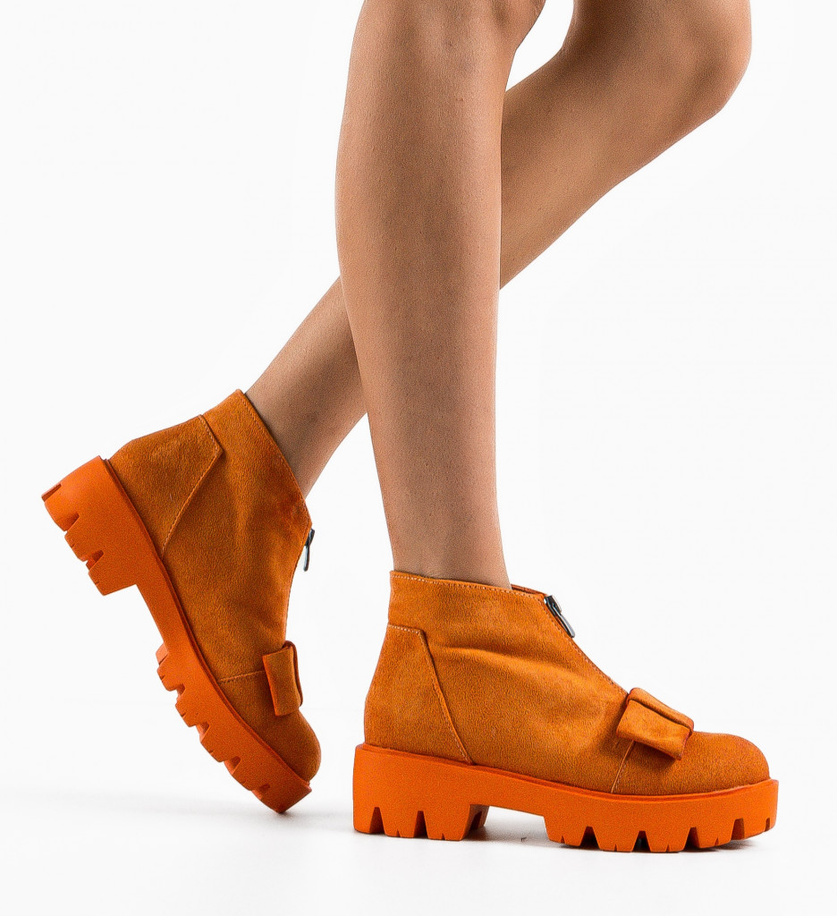 Pantofi Casual Parmeno Portocalii - Stil și Confort - imagine 3
