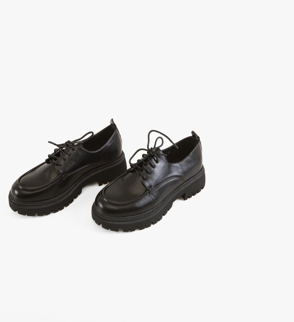 Pantofi Casual Dama Excelsior Negri - Confort & Stil - imagine 6