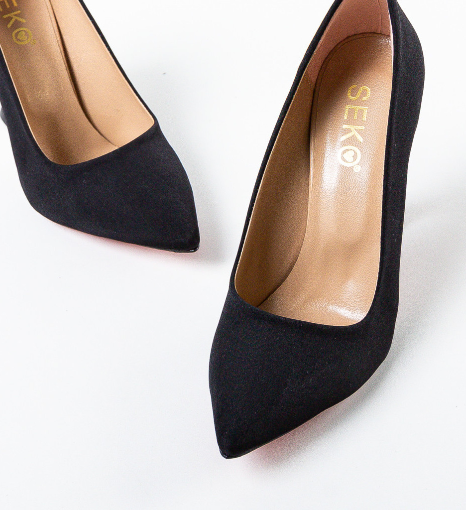 Pantofi Dama Heda Negri cu Toc Eleganti - imagine 4