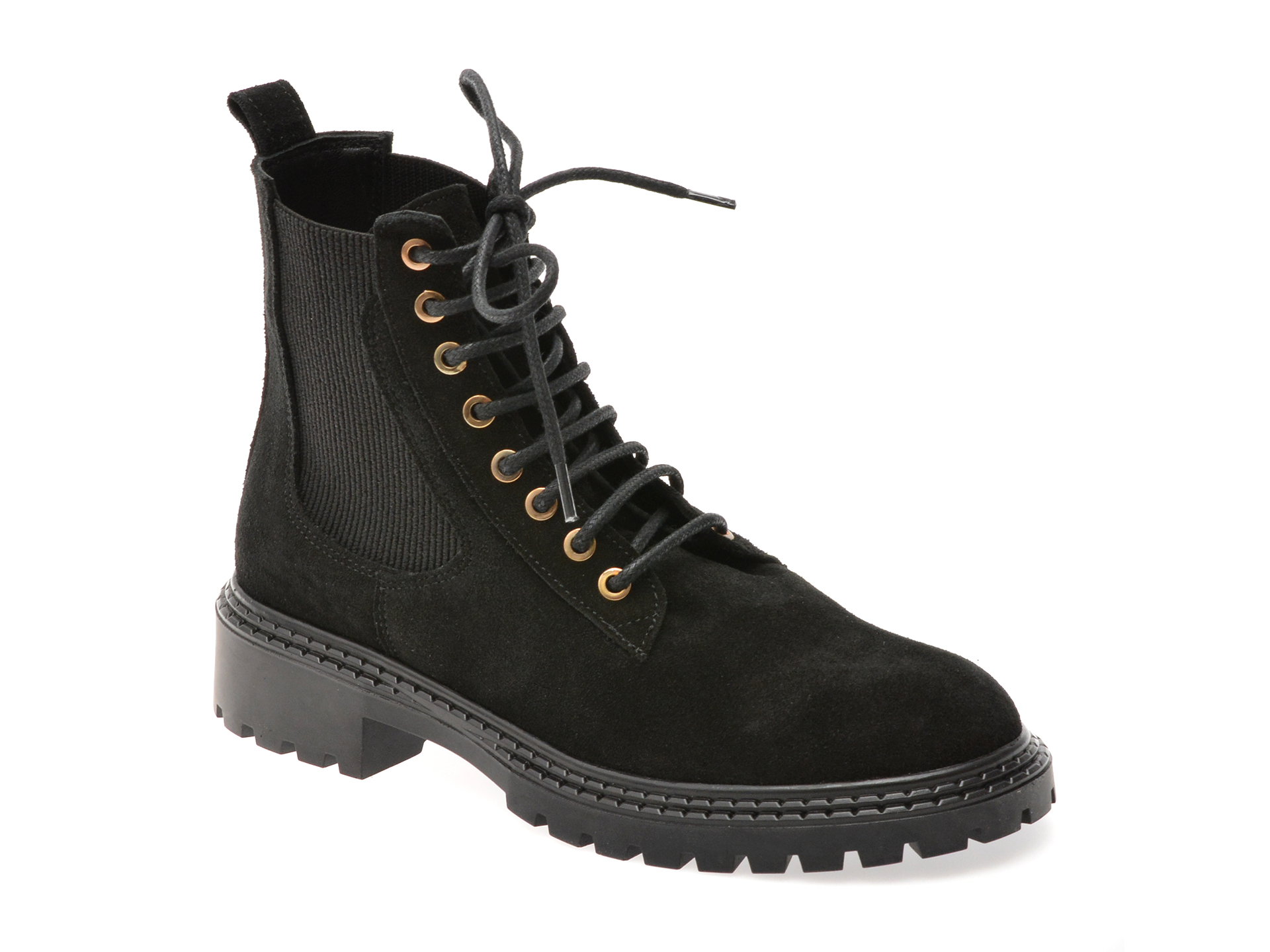 Ghete Image Negre | Eleganță Piele Intoarsa