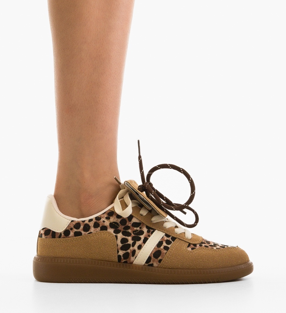 Sneakers Dama Coww Print - Stil și Confort - imagine 4