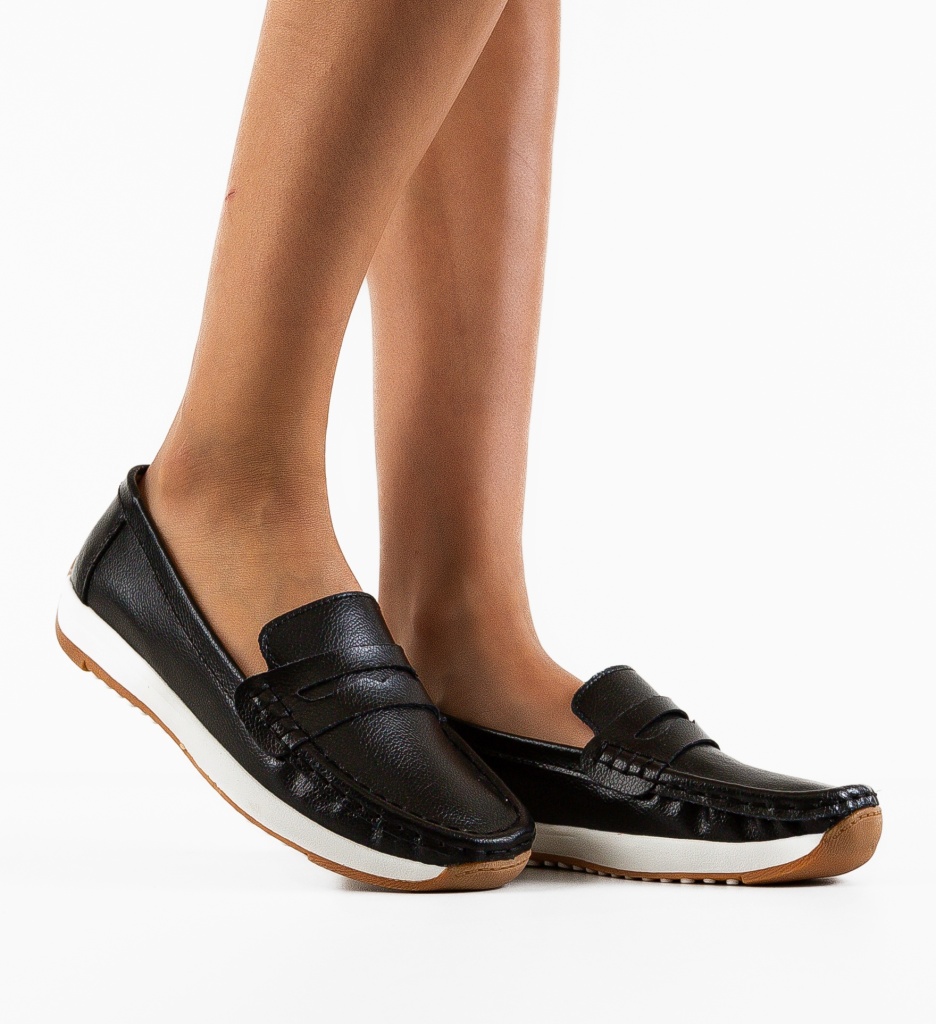 Pantofi Casual Uyteu Negri - Confort & Stil