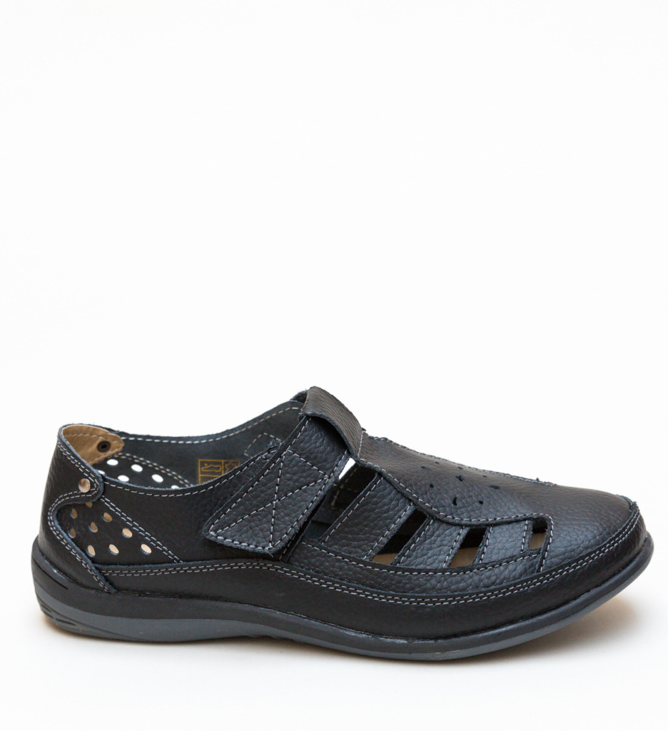 Pantofi Casual Saptes Negri | Confort & Stil - imagine 5