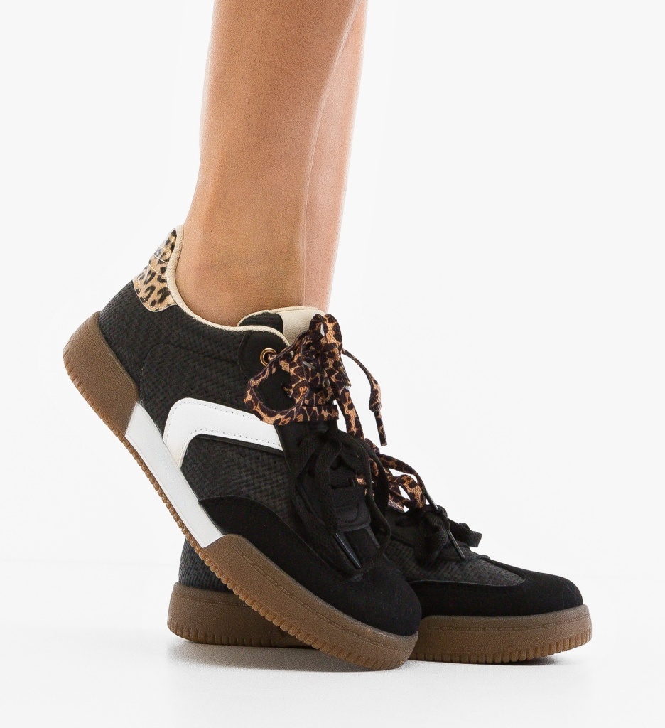 Sneakers Dama Kabber Negri | Confort Sport - imagine 4
