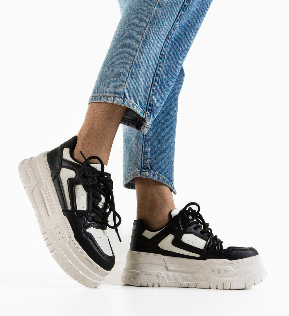 Sneakers Lepasso Negri - Confort si Stil