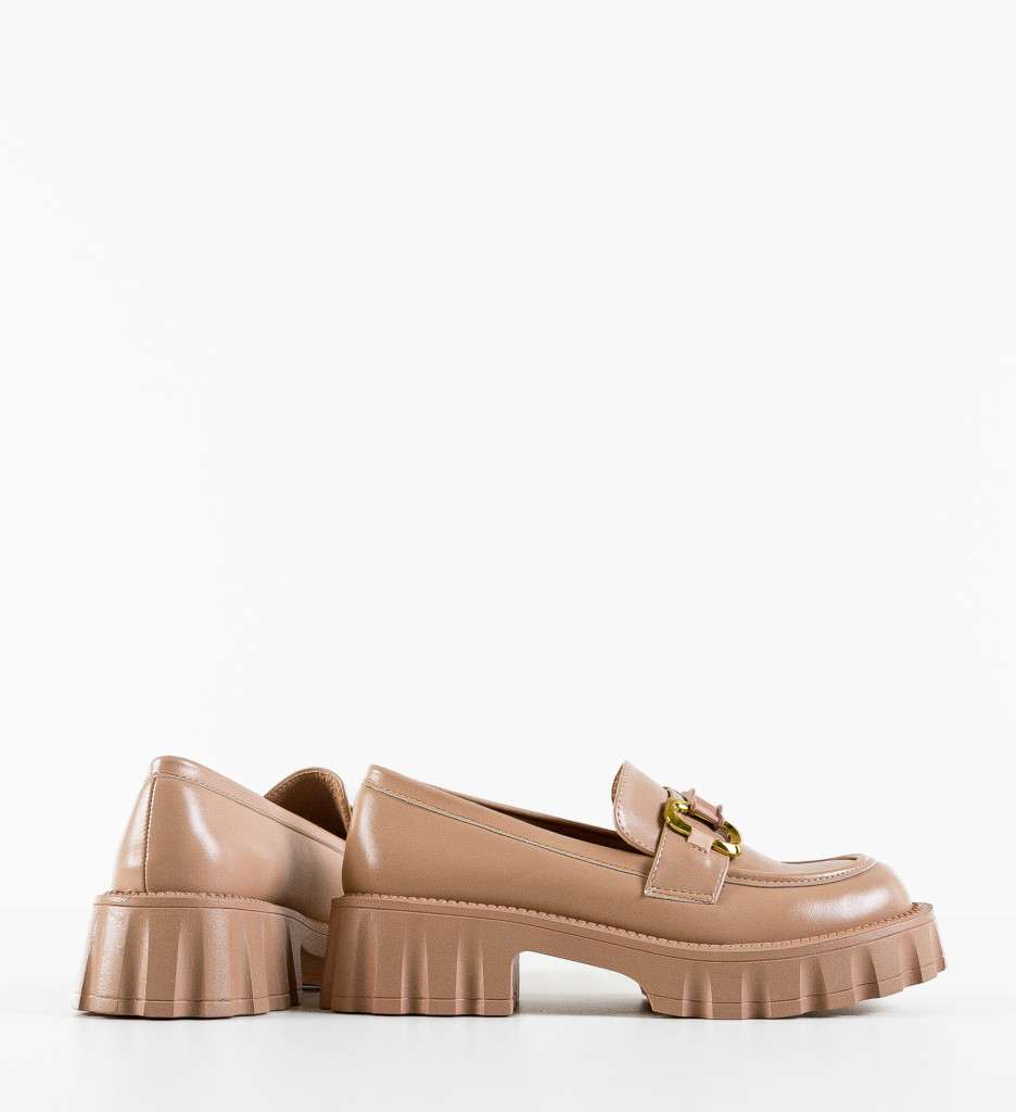 Pantofi Casual Gully Nude | Confort Zilnic - imagine 6