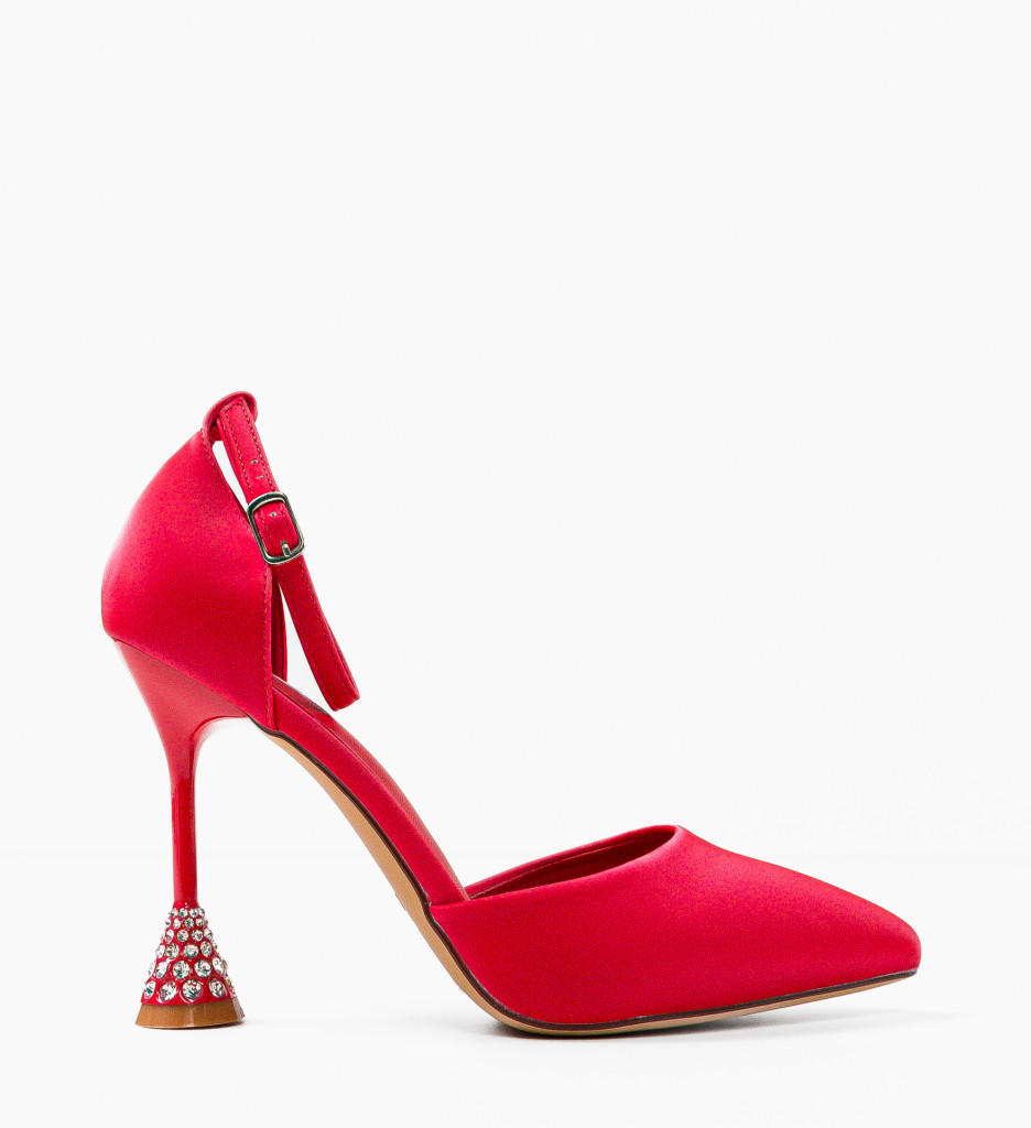 Pantofi Dama Deanna Rosii - Stil și Eleganță - imagine 4