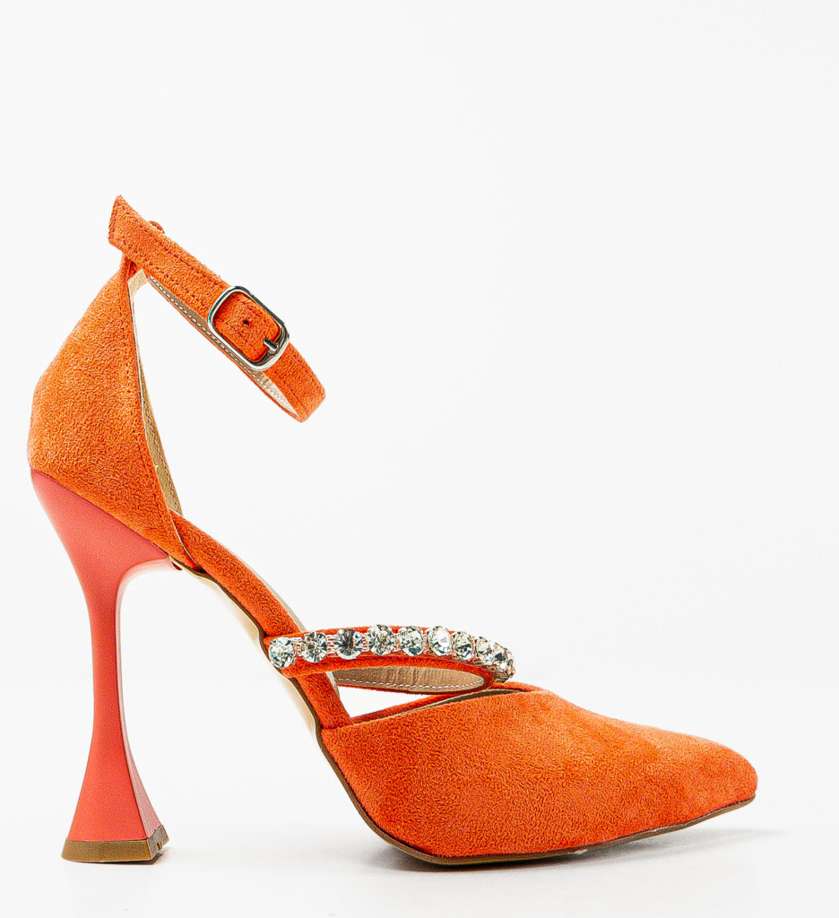 Pantofi dama Rufus Corai cu toc elegant - imagine 6