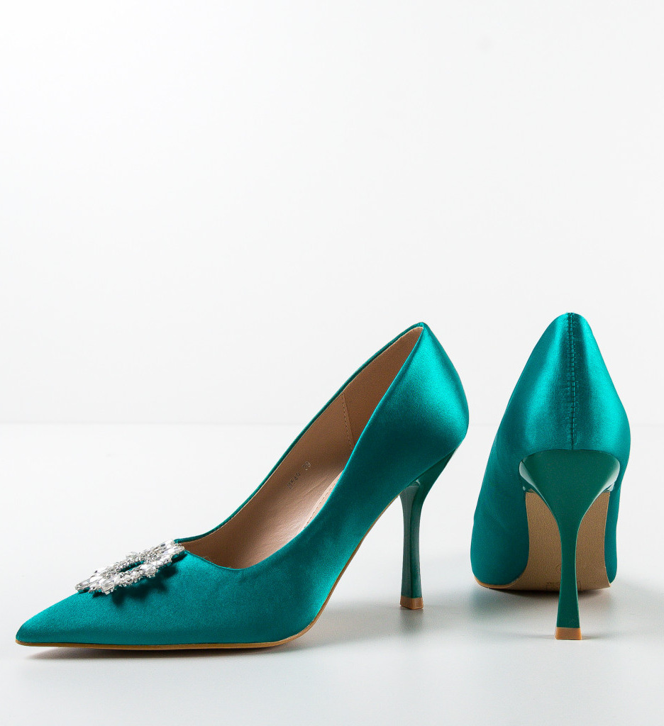 Pantofi Amayah Verzi | Eleganță și Stil - imagine 8